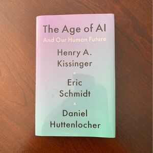 The Age of AI Book with Gradient Cover